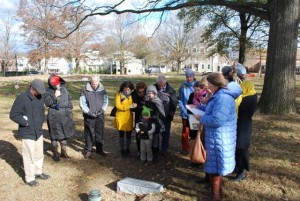 Burying Alice's ashes