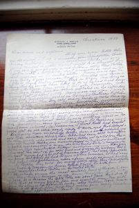 1928 Letter from Agnes Binkerd Wells to her Nieces and Nephews