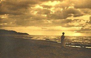 Margery at the Sound c. 1920