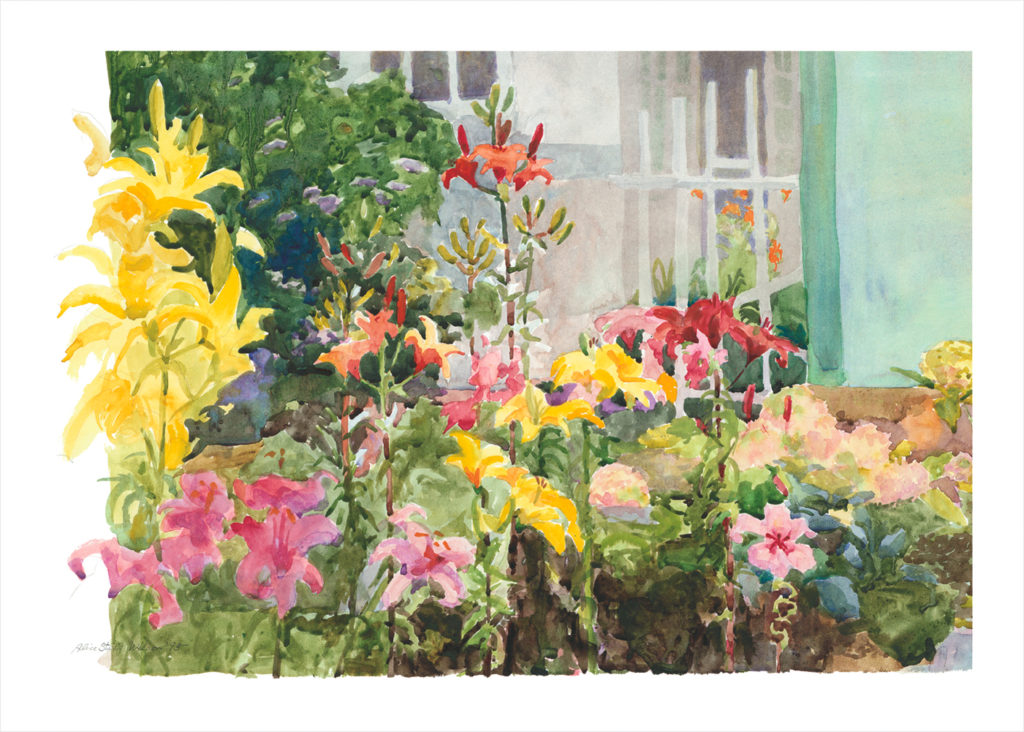 Garden Colors Evoke the Energy of Gratitude in Alice Steer Wilson's work