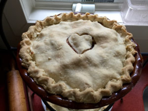 Starr Apple Pie with Heart